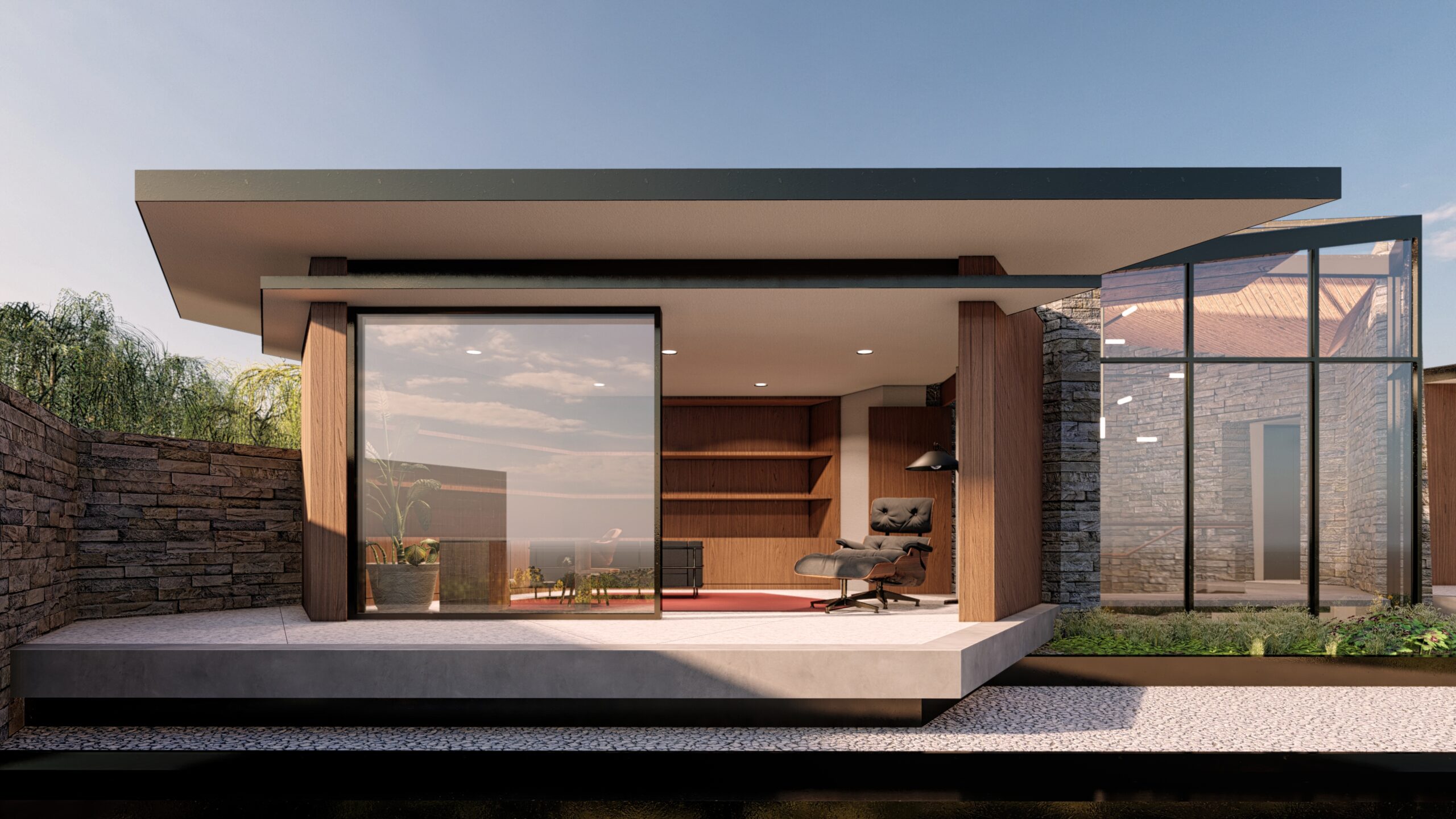 20 Library & Office Exterior